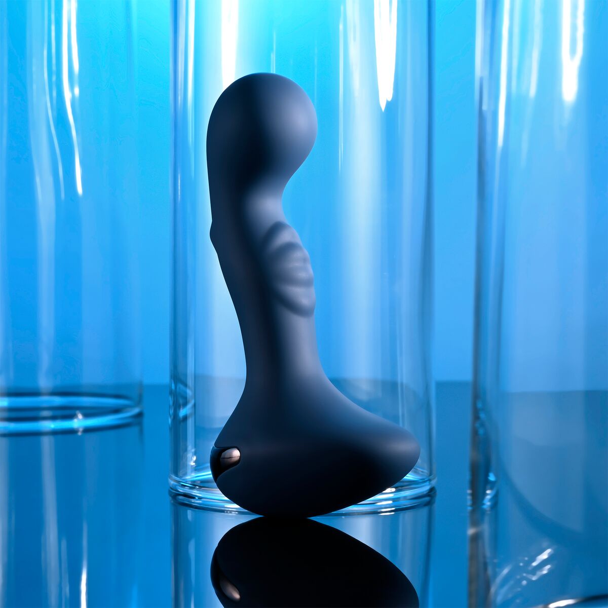 Cassini Anal Vibrator Black Evolved Zero Tolerance Blue - Vero
