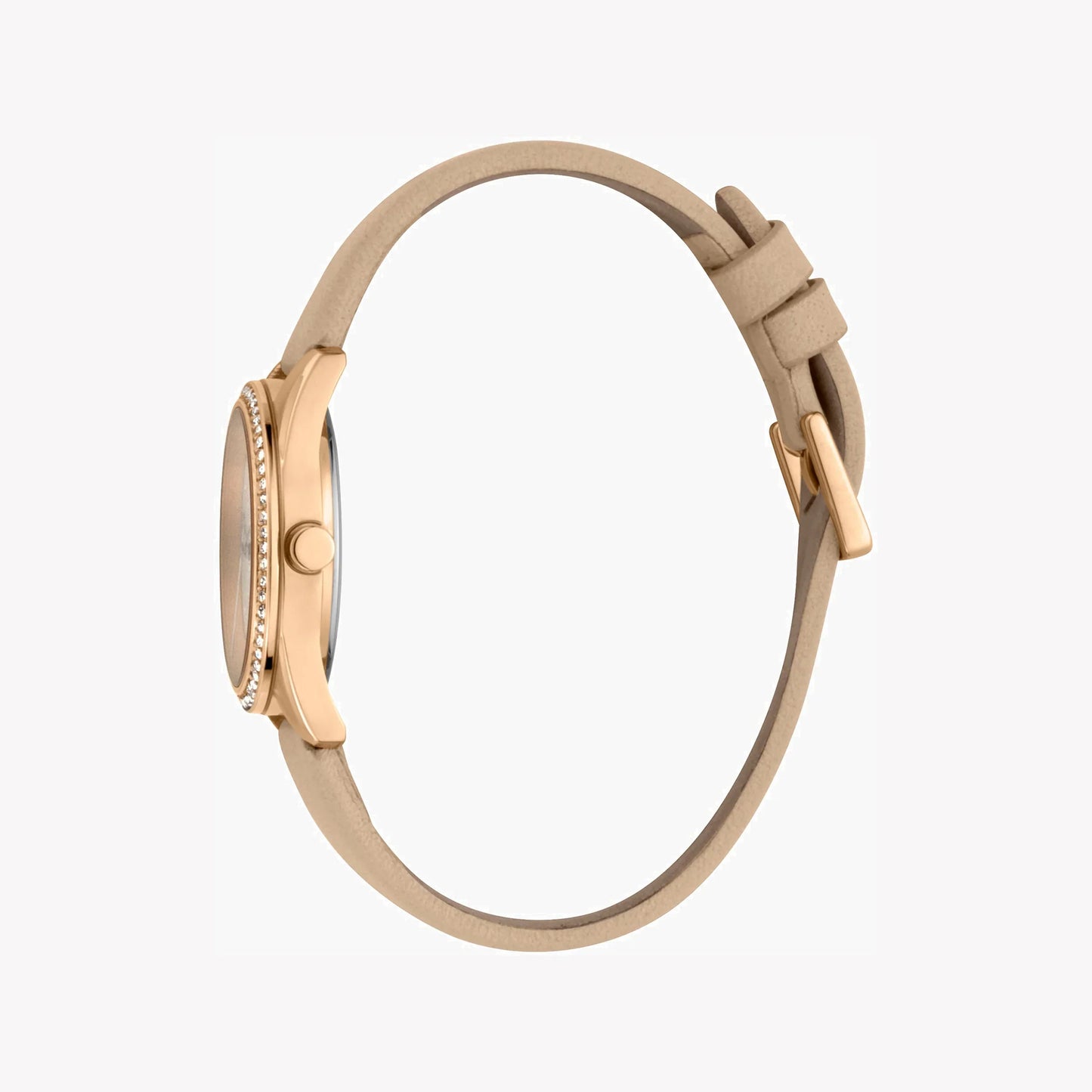 Esprit Women's Beige Leather Watch| ES106491001 - Vero