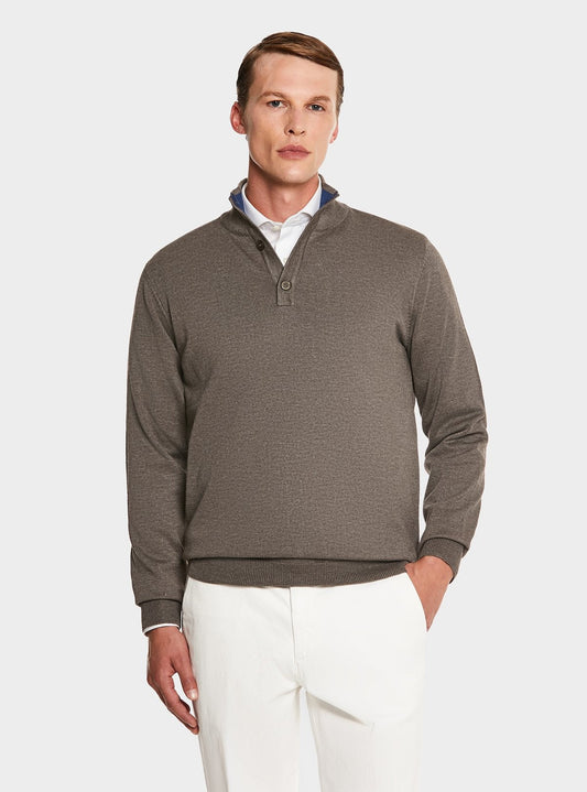 Maglia Half button tinta unita - Vero