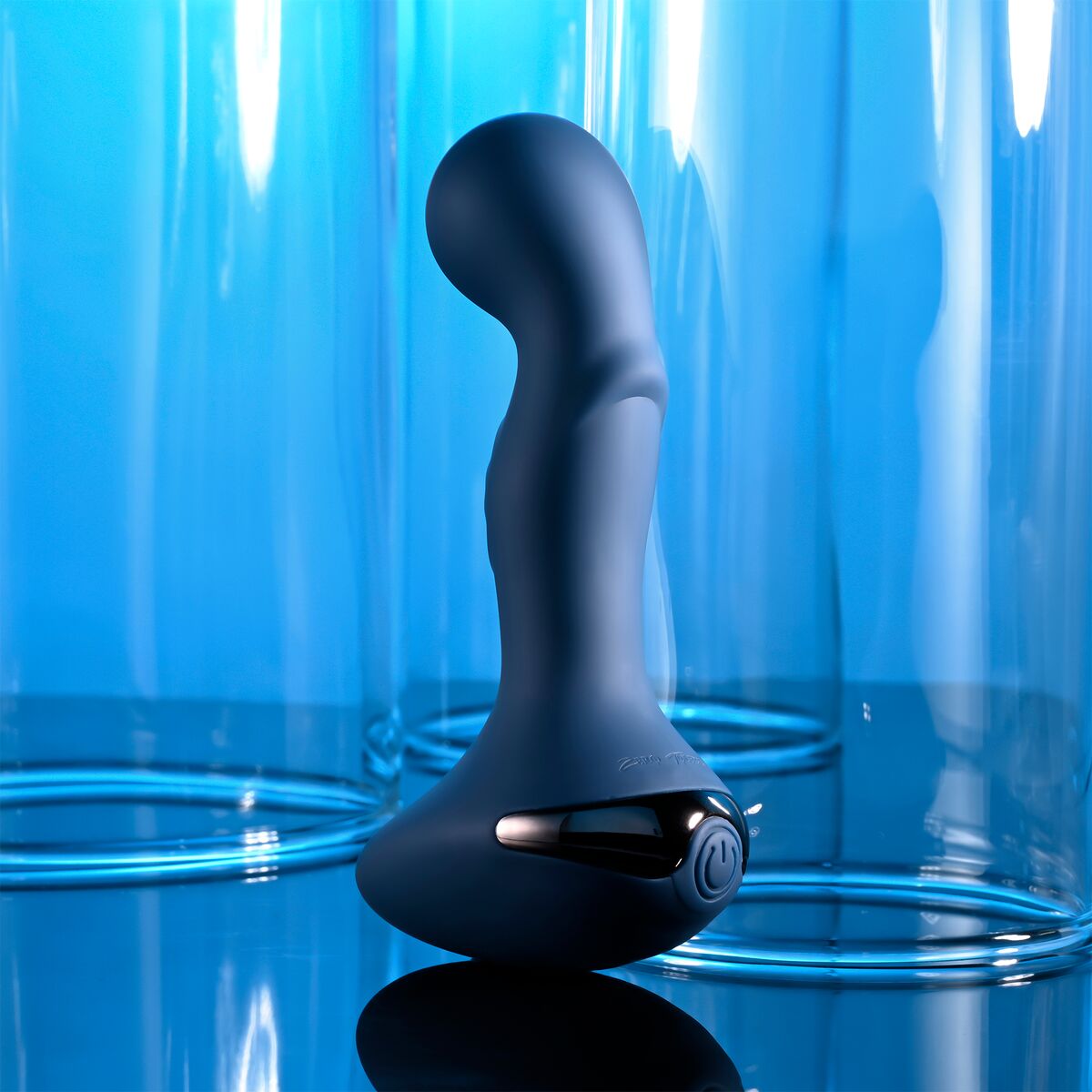 Cassini Anal Vibrator Black Evolved Zero Tolerance Blue - Vero