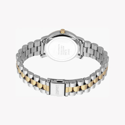 Esprit Women's Silver & Gold Stainless Steel Watch| ES1L194M0045 - Vero
