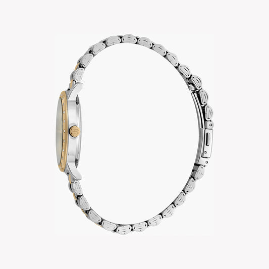 Esprit Women's Silver & Gold Stainless Steel Watch| ES1L194M0045 - Vero