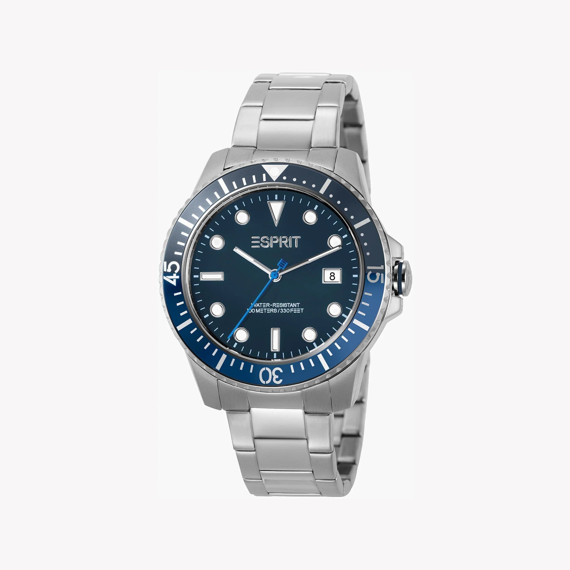 Esprit Men's Silver Stainless Steel Watch| ES1G010M0035 - Vero