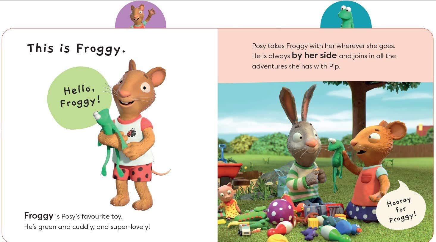 Nosy Crow - İngilizce Pip ve Posy: Favori Şeyler Kitap-2