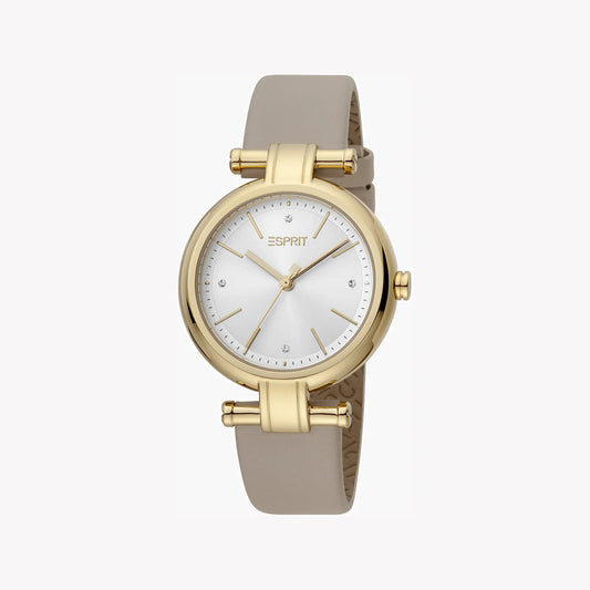 Esprit Women's Brown Leather Watch| ES1L195M0015 - Vero