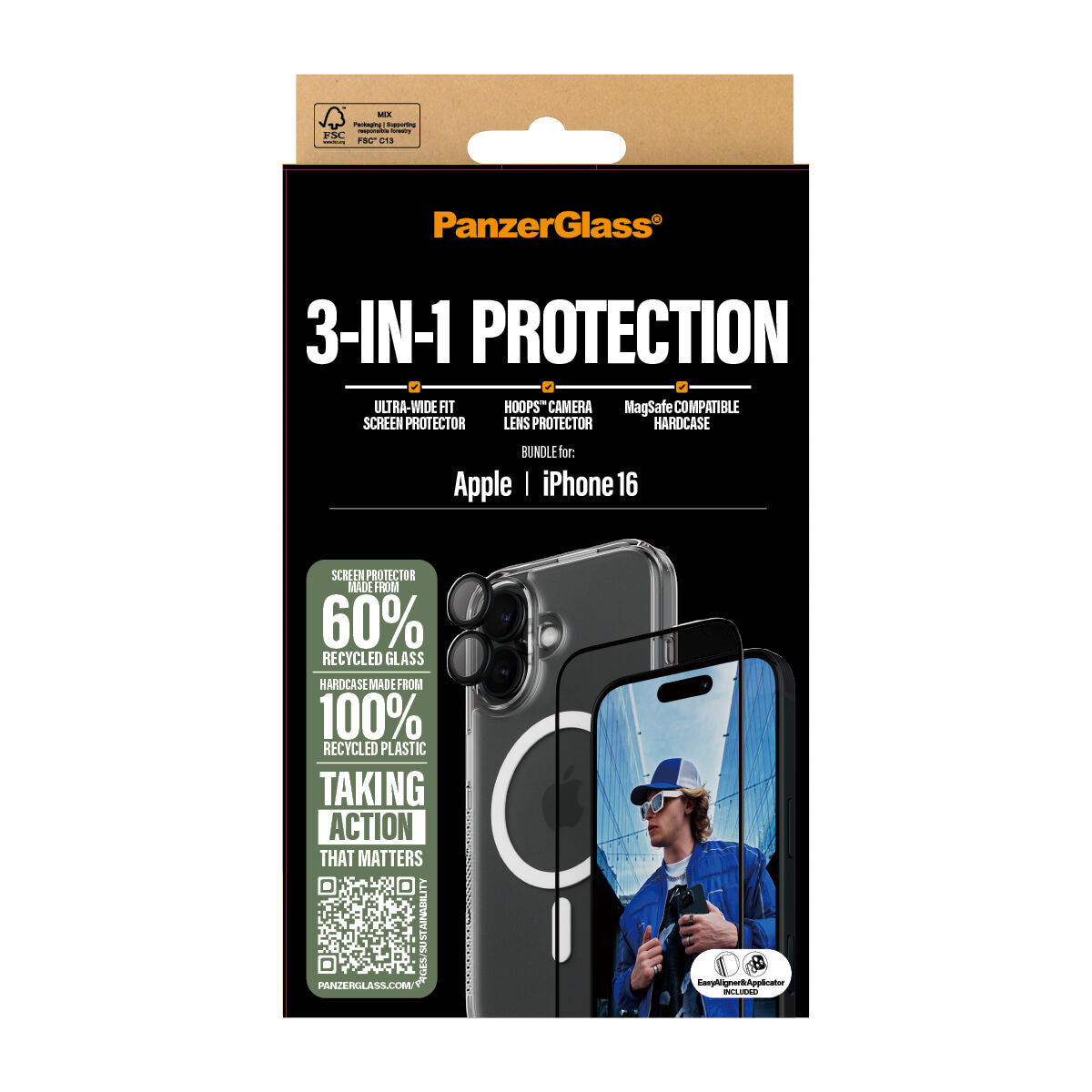 Mobile cover Panzer Glass B1291+2861+1283-3