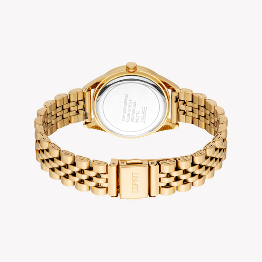 ESPRIT Women's Gold Stainless Watch | ES1L434M1025 - Vero