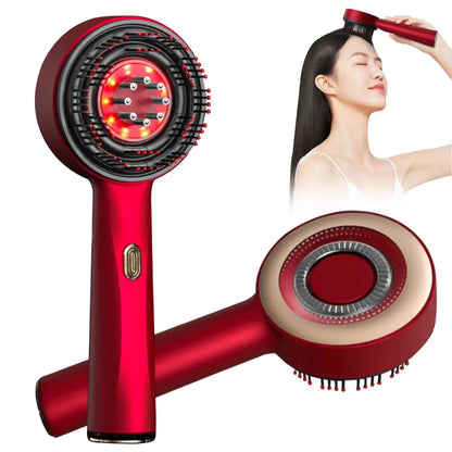 Electric Light Therapy Scalp Massager Brush