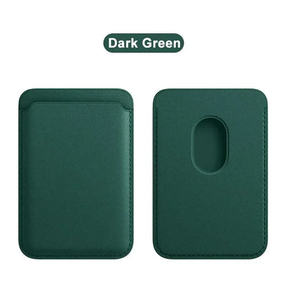 Leather Wallet Case Magentic