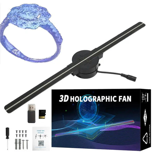 Ventilador de projetor LED holográfico 3D