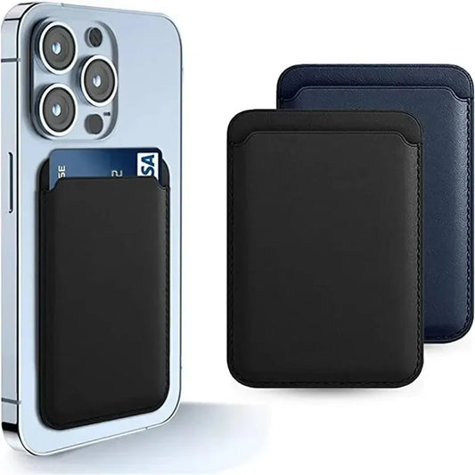 Leather Wallet Case Magentic