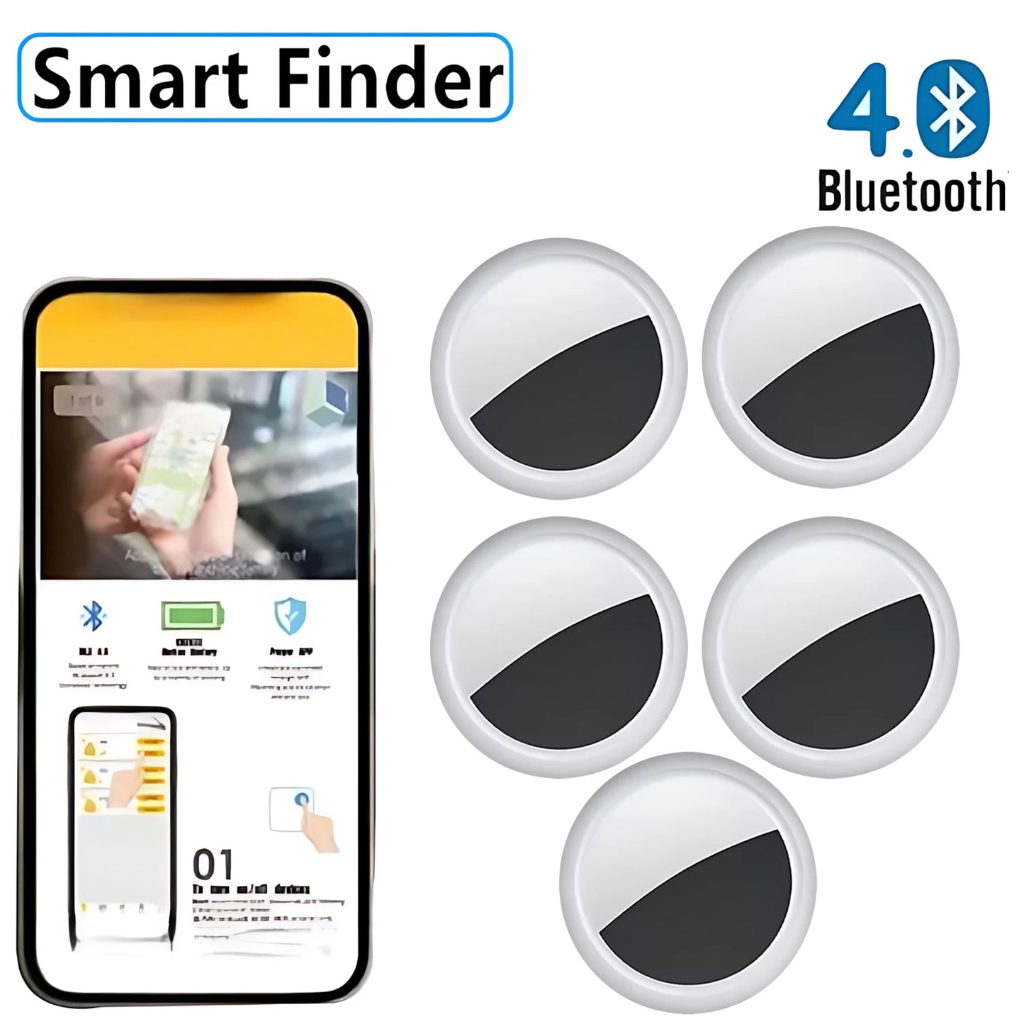Mini GPS Tracker Bluetooth 5.0 Anti-Lost GPS