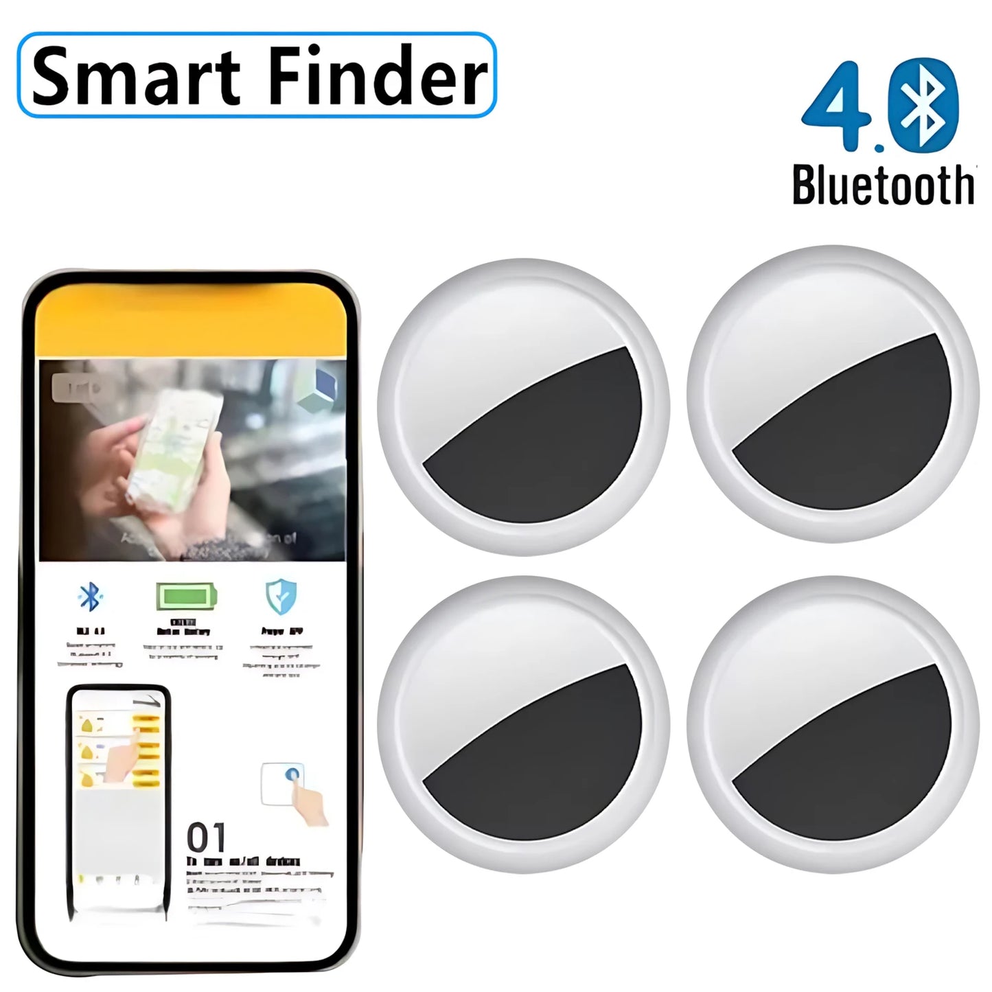 Mini GPS Tracker Bluetooth 5.0 Anti-Lost GPS