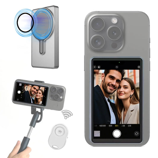 Magnetic Selfie Monitor for Phones