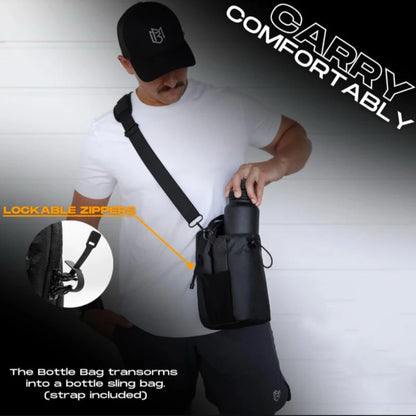 Bolsa magnética para garrafa de água