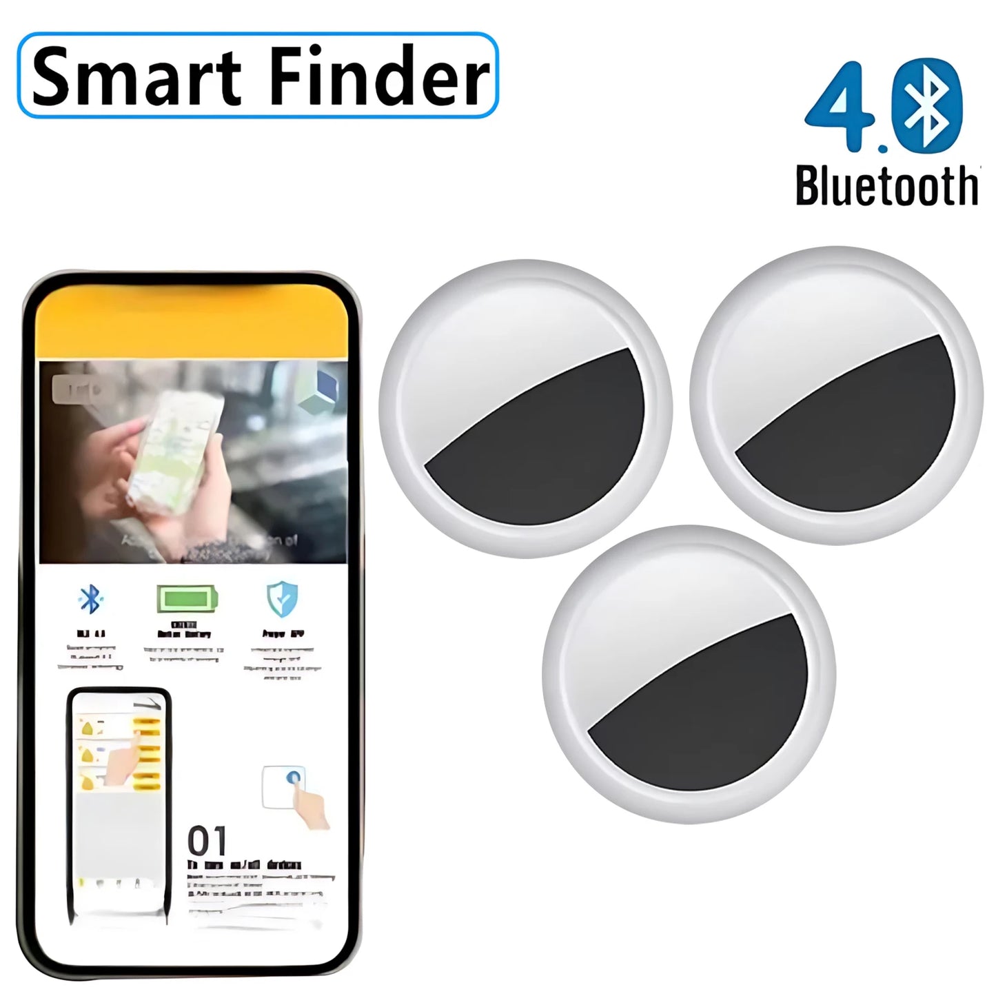 Mini GPS Tracker Bluetooth 5.0 Anti-Lost GPS