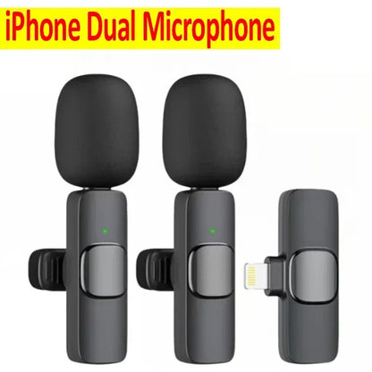 Wireless Lavalier Microphone Portable