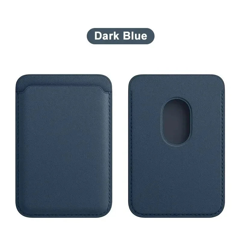 Leather Wallet Case Magentic