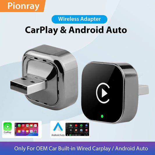2 in 1 Wireless CarPlay Adapter&Android Auto