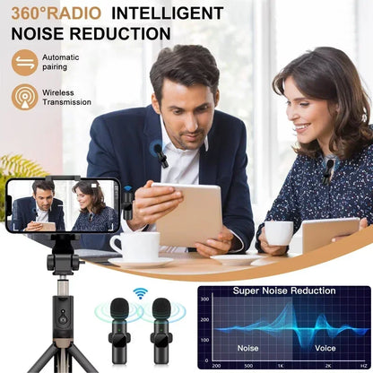 Wireless Lavalier Microphone Portable