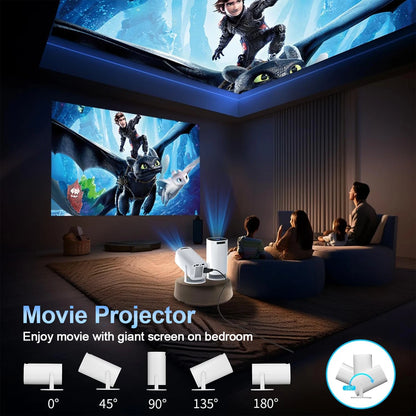 Mini 4K WiFi & Bluetooth Projector