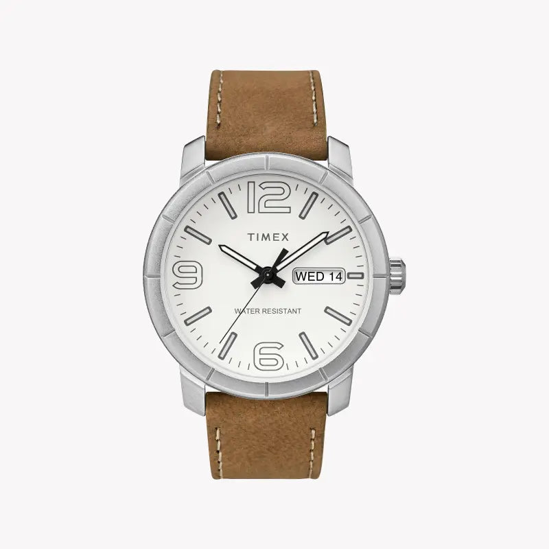 Timex Men's Tan Leather Watch| TW2R64100 - Vero