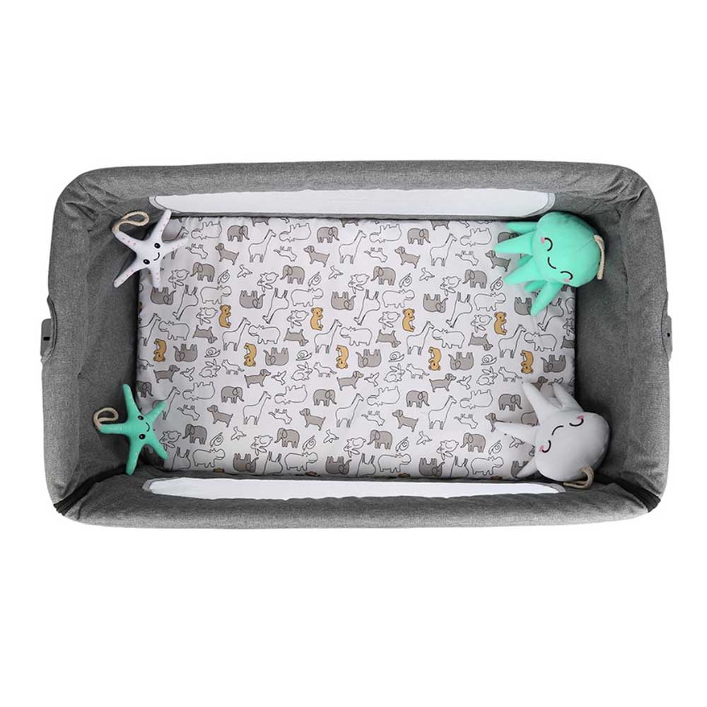 High Quality Adjustable Modern bedside-linking Crib - Vero