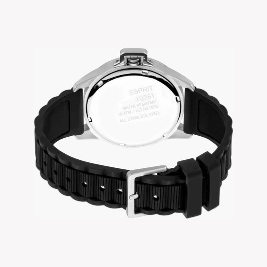 Esprit Men's Black Rubber Watch | ES1G096M0065 - Vero