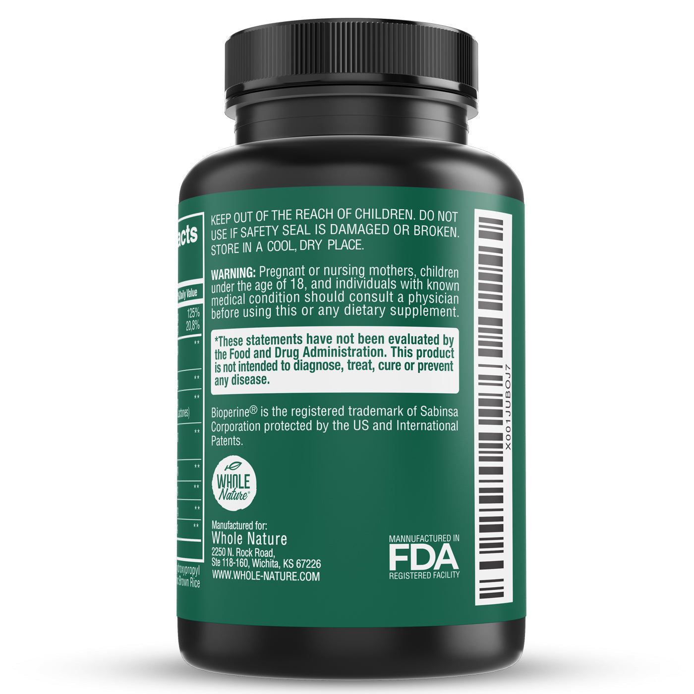 Whole Nature Brain Nootropic Supplement - Vero