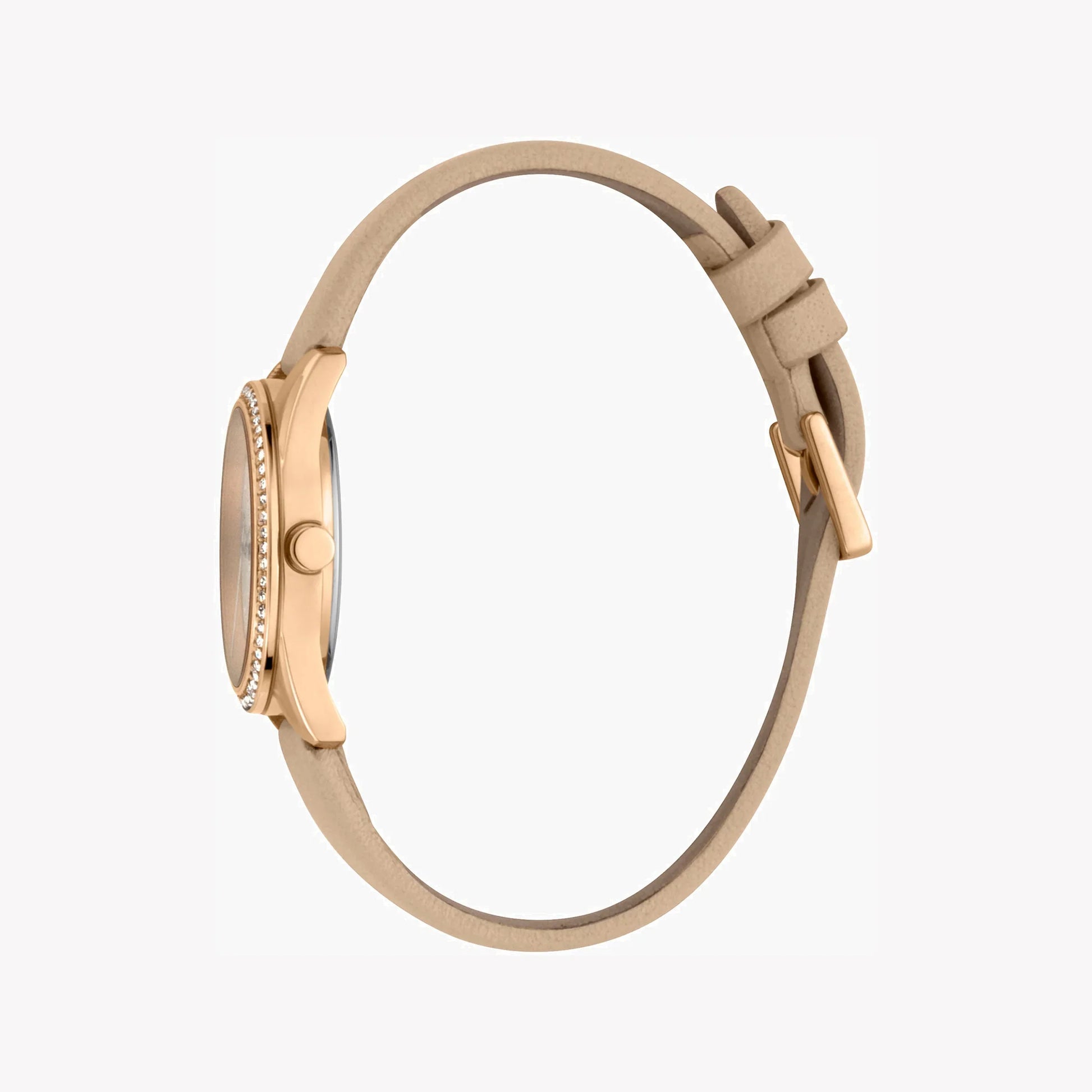 Esprit Women's Beige Leather Watch| ES106491001 - Vero