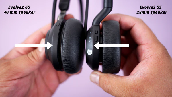 Headphone with Microphone Jabra Evole2 55 - Vero